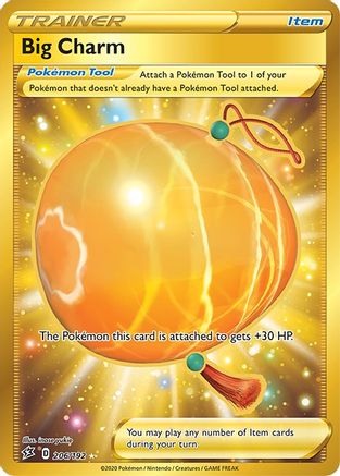 Big Charm (Secret) 206/192 - SWSH02 Rebel Clash Holofoil