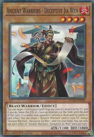 Ancient Warriors - Deceptive Jia Wen - ETCO-EN022 - Eternity Code 1st Edition