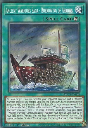 Ancient Warriors Saga - Borrowing of Arrows - ETCO-EN069 - Eternity Code 1st Edition