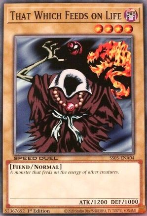 That Which Feeds on Life (SS05-ENA04) - Speed Duel Decks: Twisted Nightmares 1st Edition