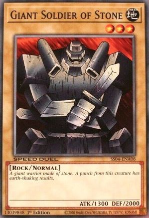 Giant Soldier of Stone (SS04-ENA08) - Speed Duel Decks: Match of the Millennium 1st Edition