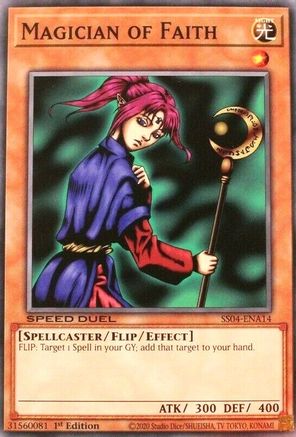 Magician of Faith (SS04-ENA14) - Speed Duel Decks: Match of the Millennium 1st Edition