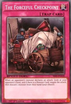 The Forceful Checkpoint (SS05-ENA30) - Speed Duel Decks: Twisted Nightmares 1st Edition