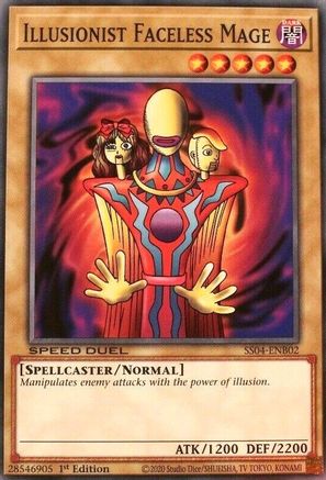 Illusionist Faceless Mage (SS04-ENB02) - Speed Duel Decks: Match of the Millennium 1st Edition