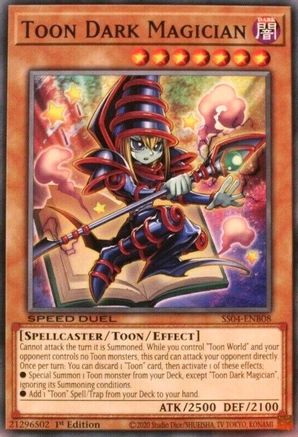 Toon Dark Magician (SS04-ENB08) - Speed Duel Decks: Match of the Millennium 1st Edition