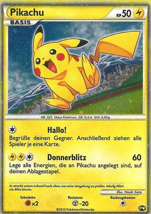 Pikachu (German) - PW - Pikachu World Collection Promos Holofoil