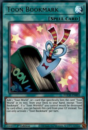 Toon Bookmark (TOCH-EN003) - Toon Chaos 1st Edition