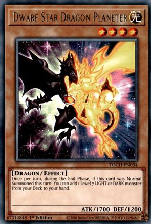 Dwarf Star Dragon Planeter (TOCH-EN034) - Toon Chaos Unlimited