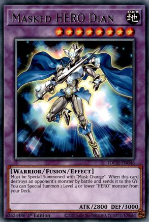 Masked HERO Dian (TOCH-EN046) - Toon Chaos Unlimited