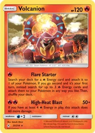 Volcanion - 25/214 25 - Deck Exclusives