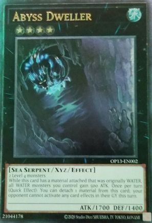 Abyss Dweller (UTR) - OP13-EN002 - OTS Tournament Pack 13 Unlimited