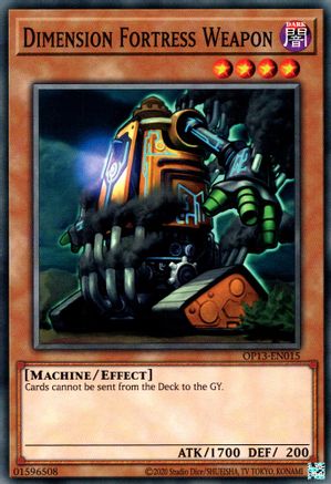 Dimension Fortress Weapon (OP13-EN015) - OTS Tournament Pack 13 Unlimited