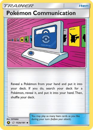 Pokemon Communication - 152b/181 152b/181 - Alternate Art Promos