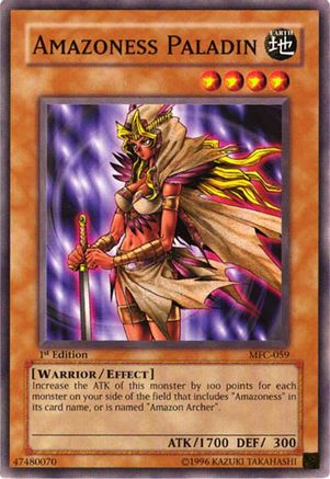 Amazoness Paladin - MFC-059 - Magician's Force 1st Edition