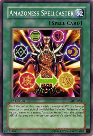 Amazoness Spellcaster - MFC-084 - Magician's Force 1st Edition
