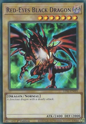 Red-Eyes Black Dragon (Purple) (LDS1-EN001) - Legendary Duelists: Season 1 1st Edition