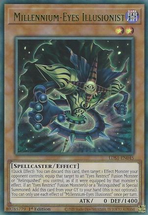 Millennium-Eyes Illusionist (Green) (LDS1-EN045) - Legendary Duelists: Season 1 1st Edition