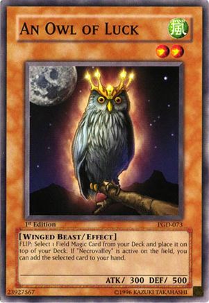An Owl of Luck - PGD-073 - Pharaonic Guardian 1st Edition