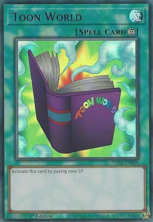 Toon World (Purple) (LDS1-EN068) - Legendary Duelists: Season 1 1st Edition