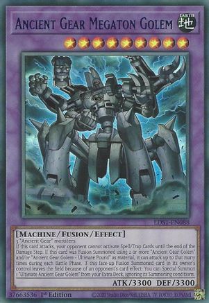 Ancient Gear Megaton Golem (Blue) - LDS1-EN088 - Legendary Duelists: Season 1 1st Edition