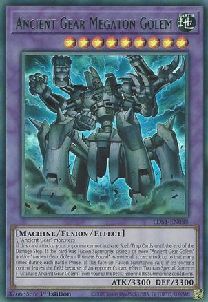 Ancient Gear Megaton Golem (Green) - LDS1-EN088 - Legendary Duelists: Season 1 1st Edition
