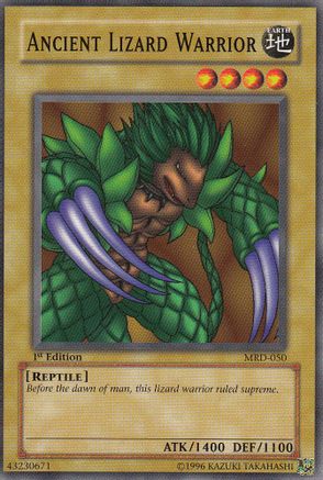 Ancient Lizard Warrior - MRD-050 - Metal Raiders Unlimited