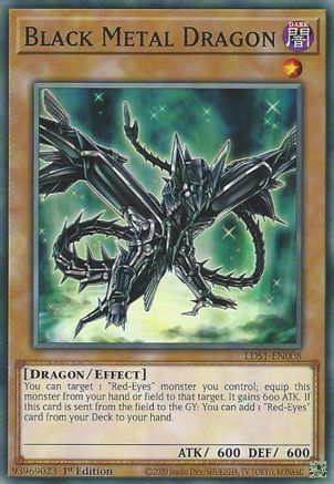 Black Metal Dragon (LDS1-EN008) - Legendary Duelists: Season 1 1st Edition