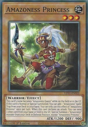 Amazoness Princess - LDS1-EN022 - Legendary Duelists: Season 1 1st Edition