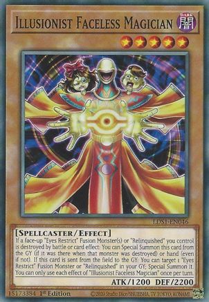 Illusionist Faceless Magician (LDS1-EN046) - Legendary Duelists: Season 1 1st Edition
