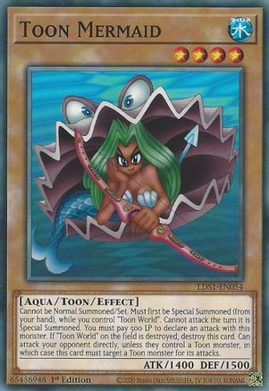 Toon Mermaid (LDS1-EN054) - Legendary Duelists: Season 1 1st Edition