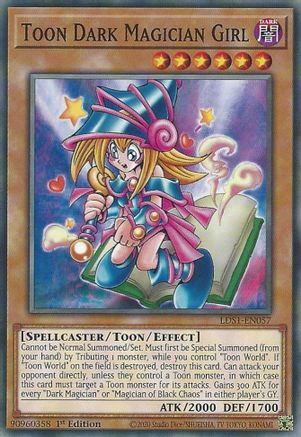 Toon Dark Magician Girl (LDS1-EN057) - Legendary Duelists: Season 1 1st Edition