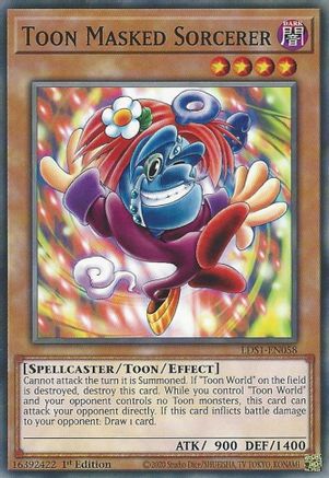 Toon Masked Sorcerer (LDS1-EN058) - Legendary Duelists: Season 1 1st Edition