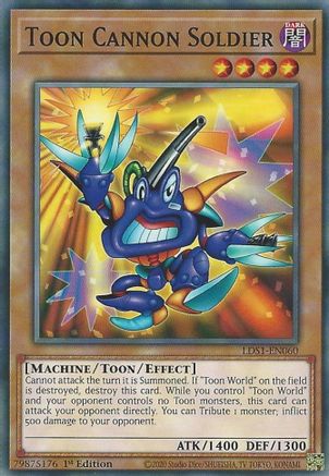 Toon Cannon Soldier (LDS1-EN060) - Legendary Duelists: Season 1 1st Edition