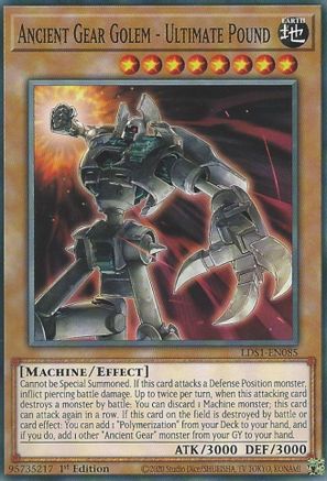 Ancient Gear Golem - Ultimate Pound - LDS1-EN085 - Legendary Duelists: Season 1 1st Edition