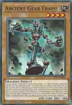 Ancient Gear Frame - LDS1-EN086 - Legendary Duelists: Season 1 1st Edition