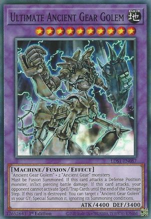 Ultimate Ancient Gear Golem (LDS1-EN087) - Legendary Duelists: Season 1 1st Edition