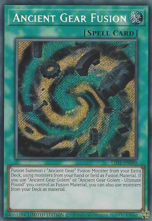 Ancient Gear Fusion - LDS1-EN090 - Legendary Duelists: Season 1 Limited