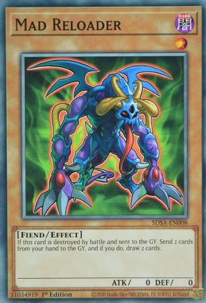 Mad Reloader (SDSA-EN008) - Structure Deck: Sacred Beasts 1st Edition