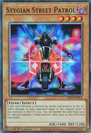 Stygian Street Patrol (SDSA-EN015) - Structure Deck: Sacred Beasts 1st Edition