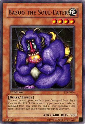 Bazoo the Soul-Eater (LON-064) - Labyrinth of Nightmare 1st Edition