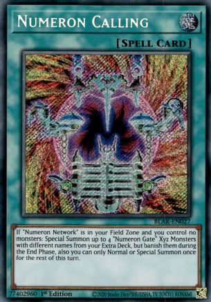 Numeron Calling (BLAR-EN027) - Battles of Legend: Armageddon 1st Edition