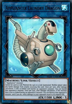 Appliancer Laundry Dragon (BLAR-EN041) - Battles of Legend: Armageddon 1st Edition
