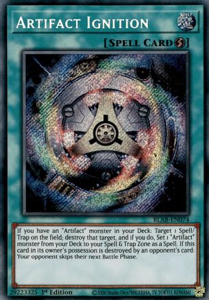 Artifact Ignition (BLAR-EN074) - Battles of Legend: Armageddon 1st Edition