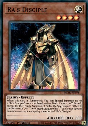 Ra's Disciple (BLAR-EN076) - Battles of Legend: Armageddon 1st Edition