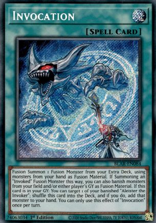Invocation (BLAR-EN084) - Battles of Legend: Armageddon 1st Edition