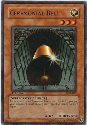 Ceremonial Bell (MRL-092) - Magic Ruler 1st Edition