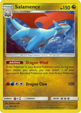 Salamence - 106/168 (Cosmos Holo) 106 - Miscellaneous Cards & Products Holofoil