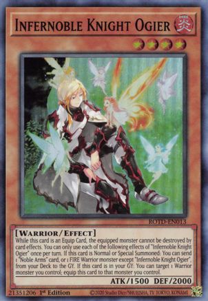 Infernoble Knight Ogier (ROTD-EN013) - Rise of the Duelist 1st Edition