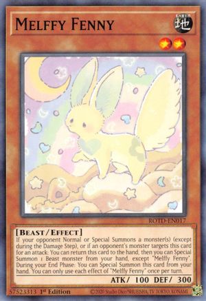 Melffy Fenny - ROTD-EN017 - Rise of the Duelist 1st Edition