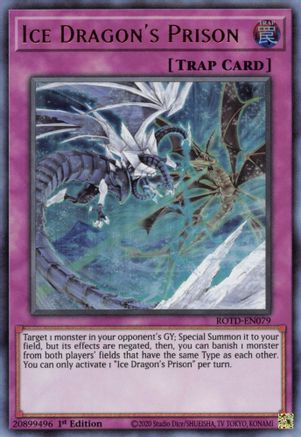 Ice Dragon's Prison (ROTD-EN079) - Rise of the Duelist 1st Edition